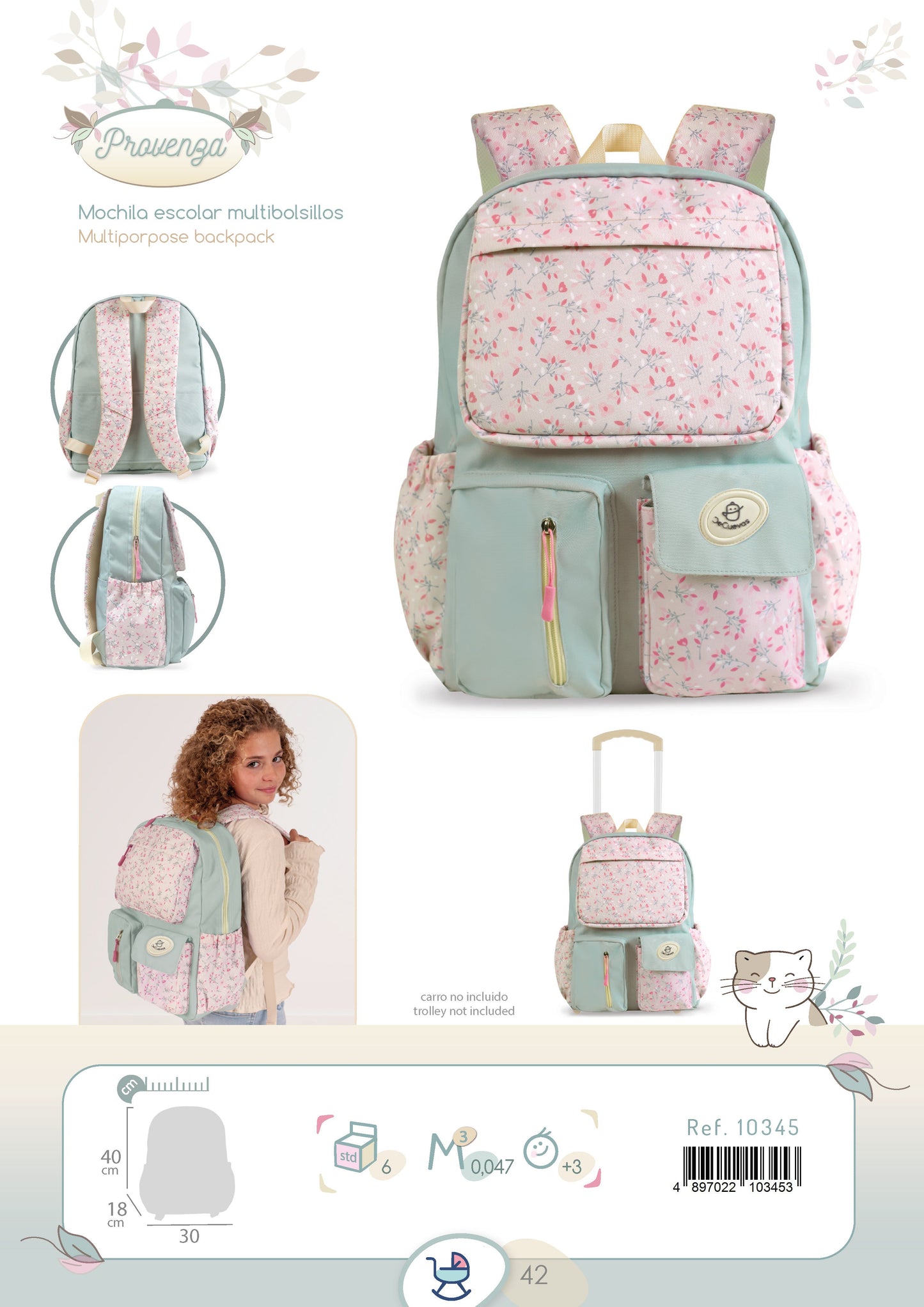10345 Provenza School Backpack