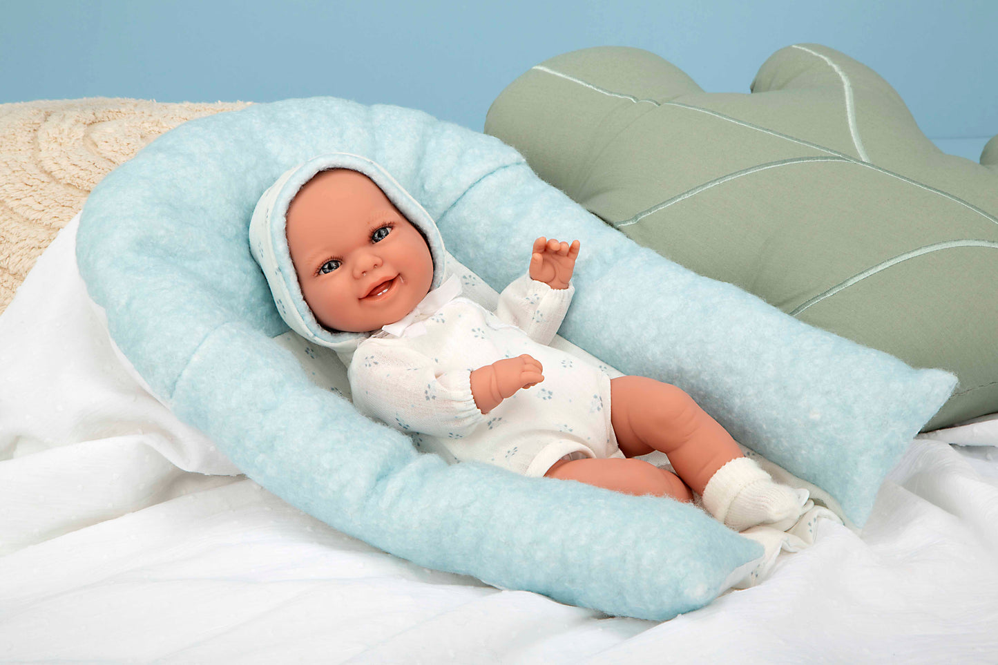 60876 Babyto Blue Elegance Doll (WEIGHTED DOLL)