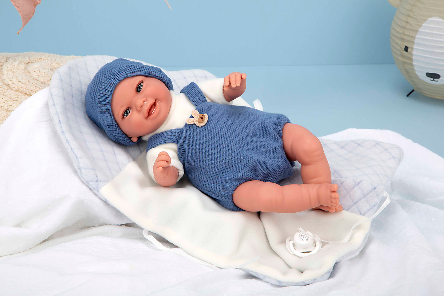 60900 Blue Babyo Elegance Doll (WEIGHTED DOLL)