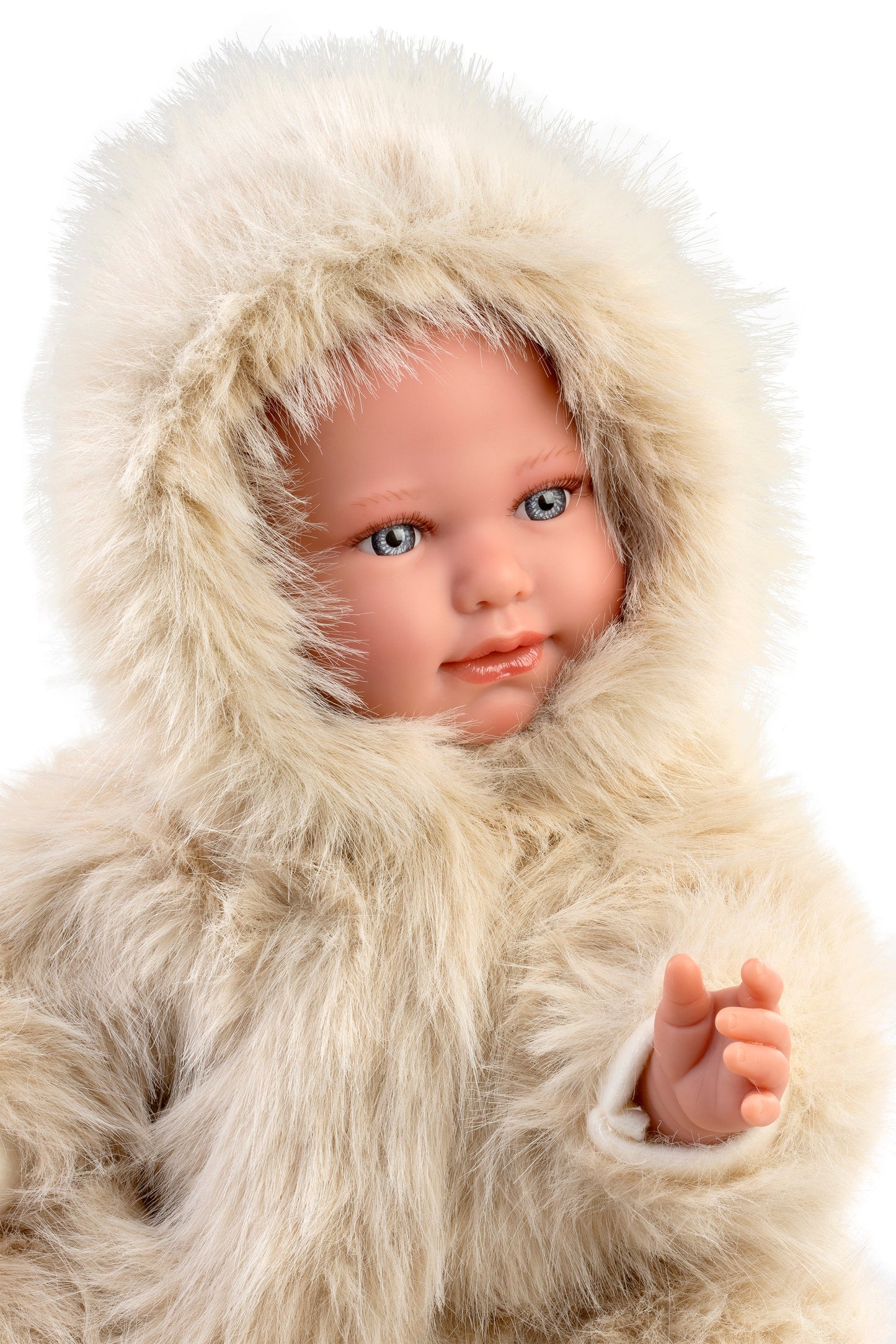 74507 Alicia Crying Baby Doll Teddy Bear Suit