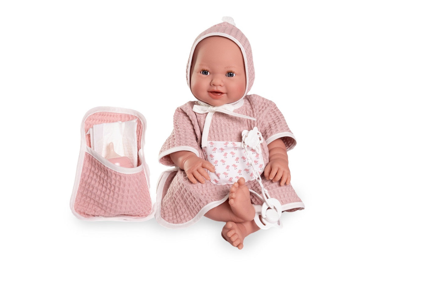 50417 Mia Baby, Pees when she takes her bottle