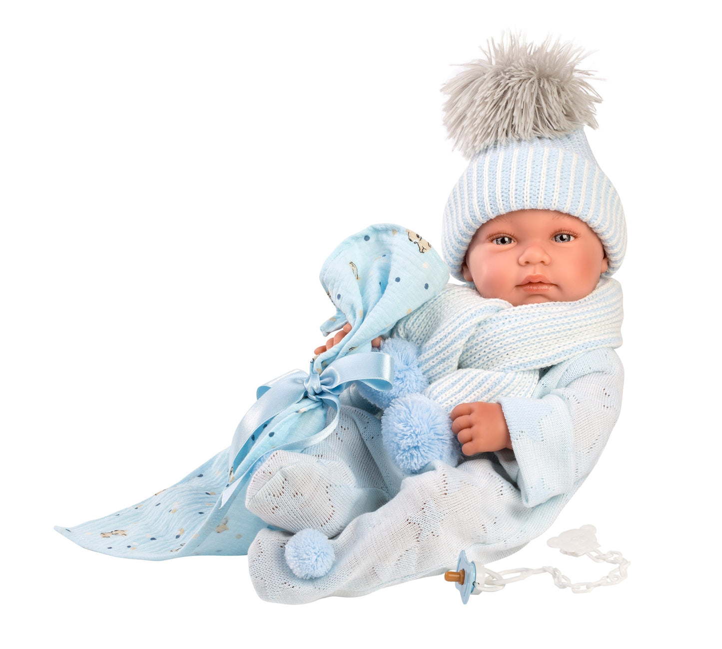 84337 Bambi Blue Newborn Baby Doll
