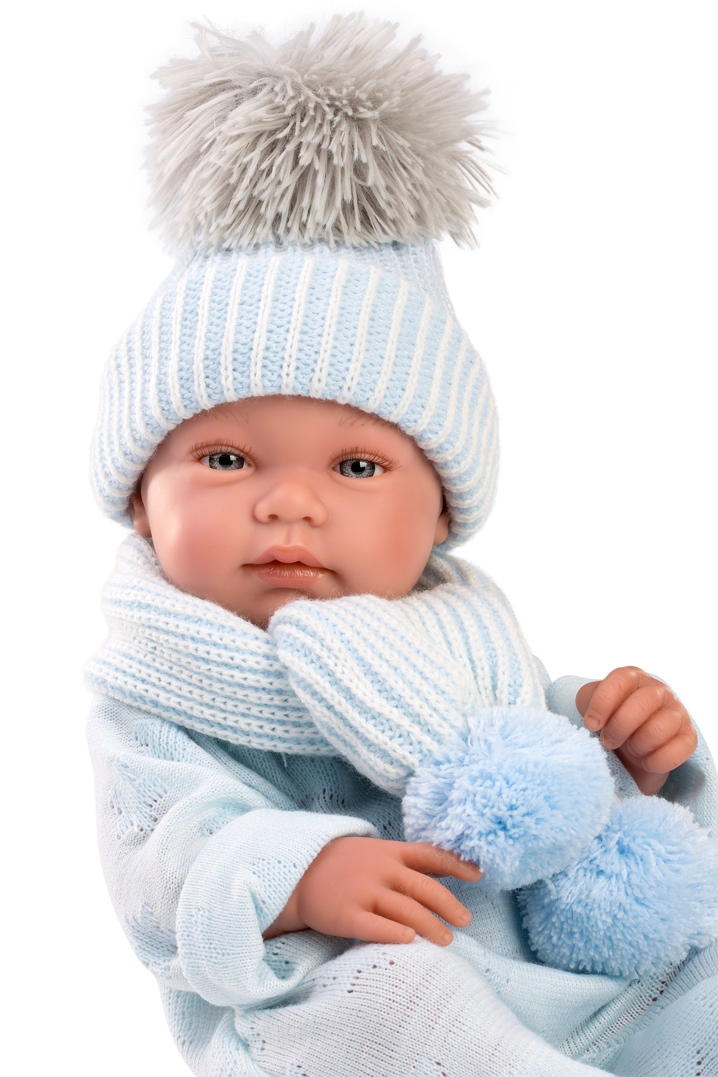 84337 Bambi Blue Newborn Baby Doll
