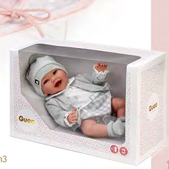 888 Vega Crying Newborn Baby Doll 42cm