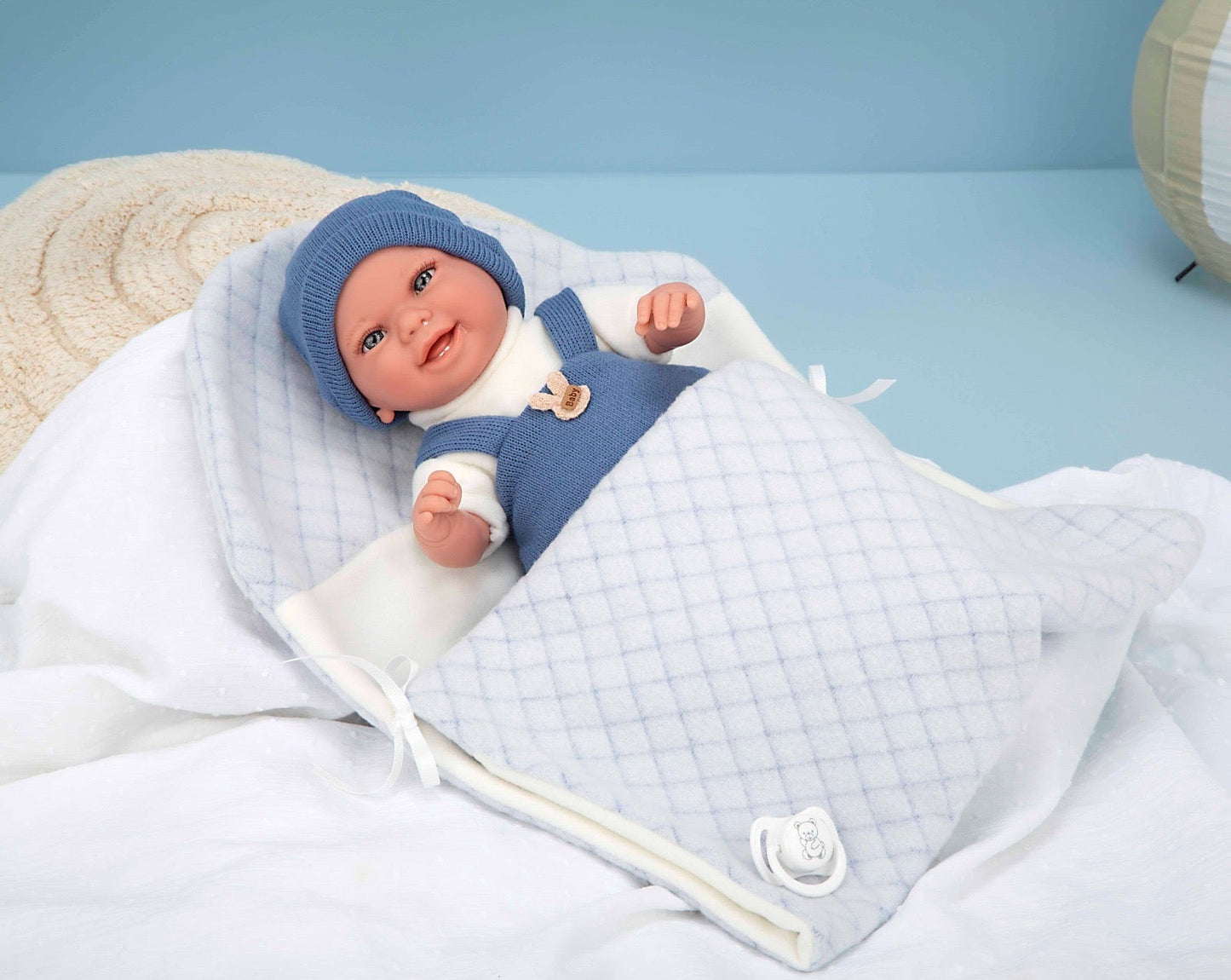 60900 Blue Babyo Elegance Doll (WEIGHTED DOLL)