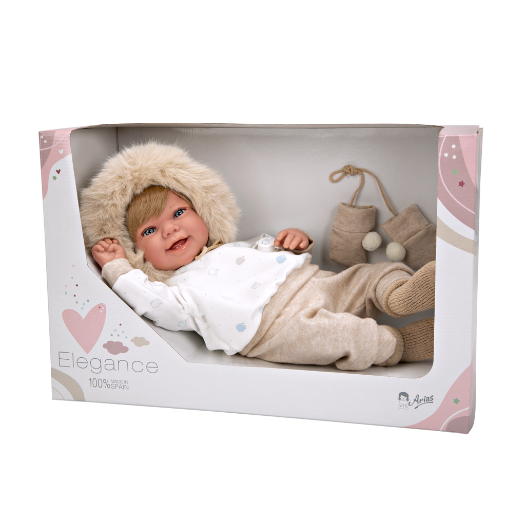 65379 Zoe Ivory Elegance Doll (WEIGHTED DOLL)