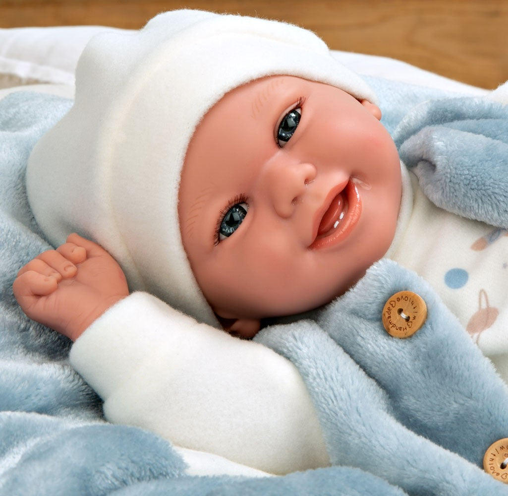 60810 Colin Blue Elegance Doll (WEIGHTED DOLL)