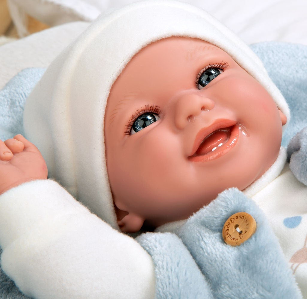 60810 Colin Blue Elegance Doll (WEIGHTED DOLL)