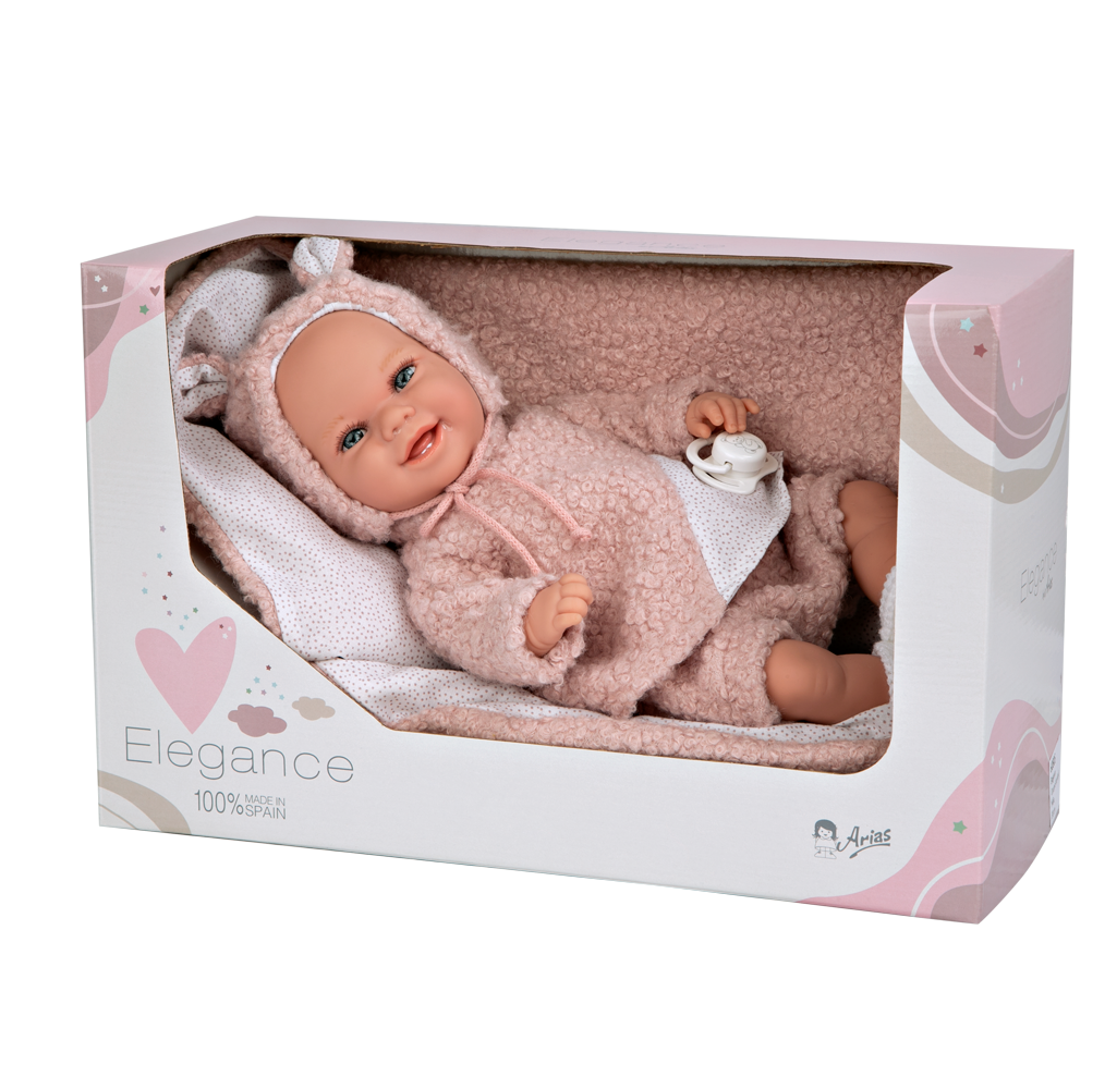 60827 Babyto Pink Elegance Doll (WEIGHTED DOLL)