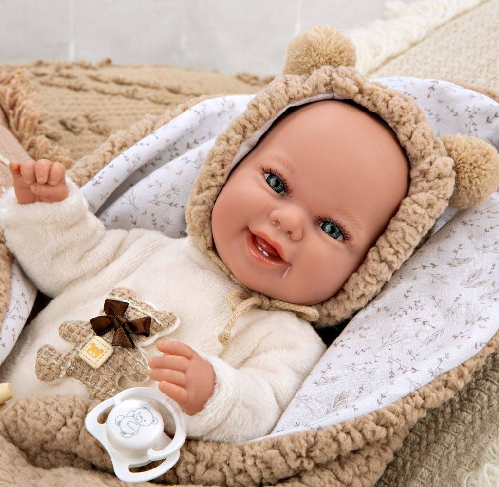 60828 Babyto Beige Elegance Doll (WEIGHTED DOLL)
