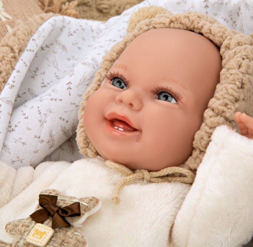 60828 Babyto Beige Elegance Doll (WEIGHTED DOLL)