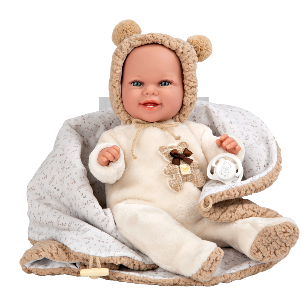 60828 Babyto Beige Elegance Doll (WEIGHTED DOLL)