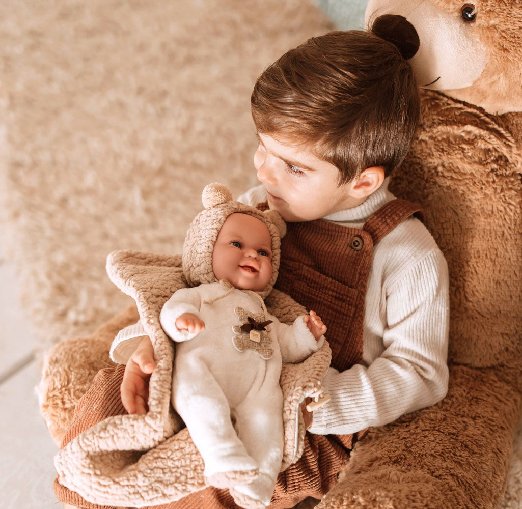 60828 Babyto Beige Elegance Doll (WEIGHTED DOLL)