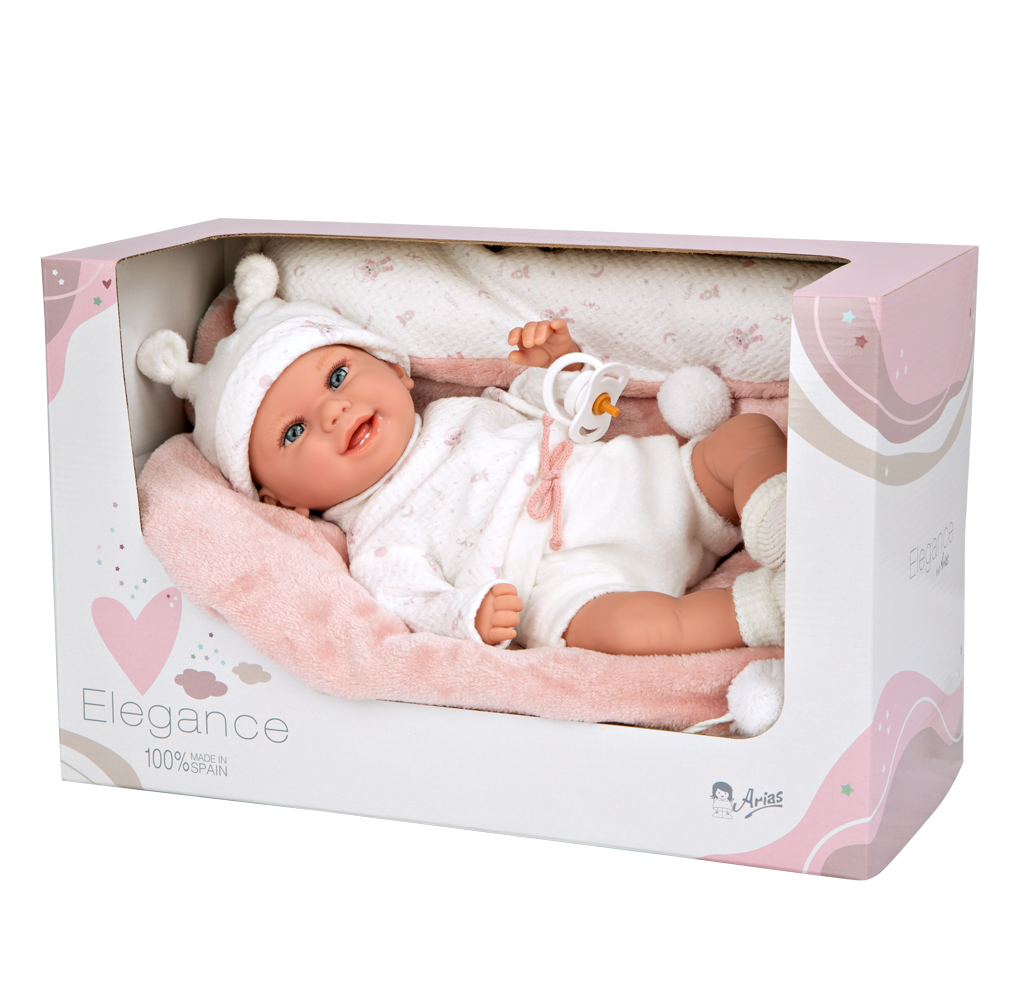 60829 Babyto Beige Elegance Doll (WEIGHTED DOLL)
