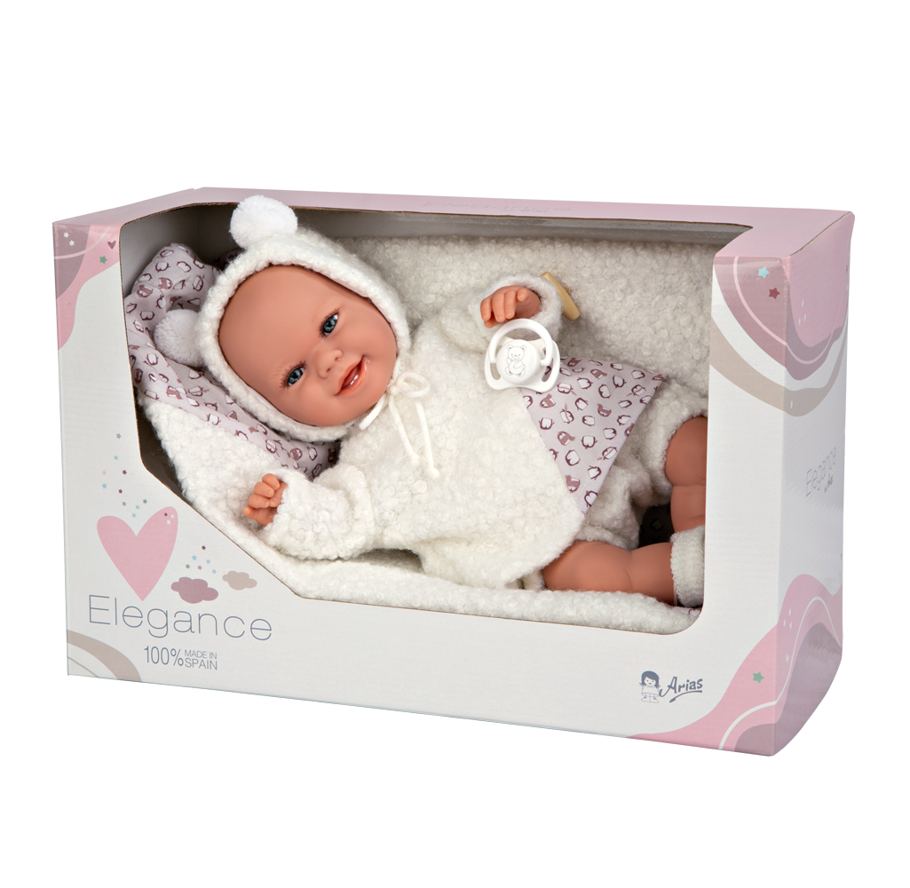 60831 Babyto Beige Elegance Doll (WEIGHTED DOLL)