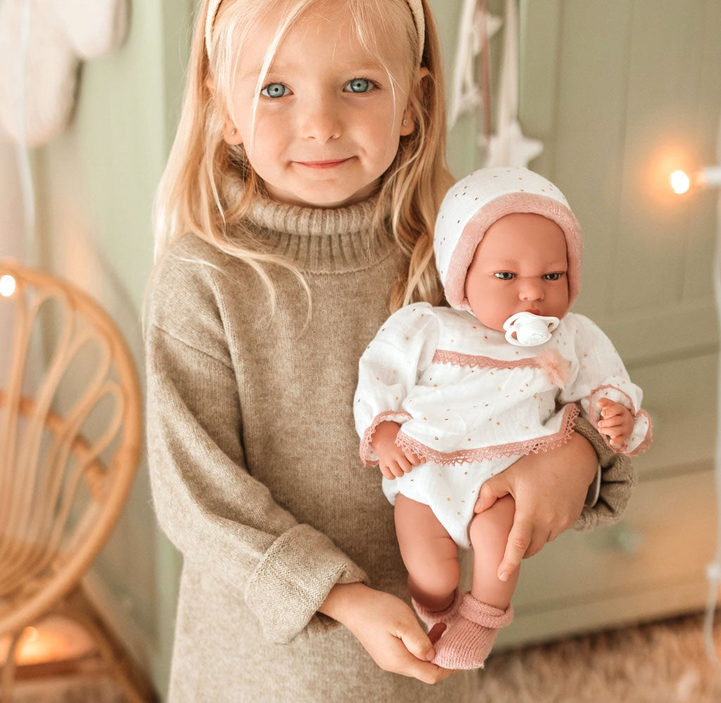 60812 Andie Pink Crying Elegance Doll