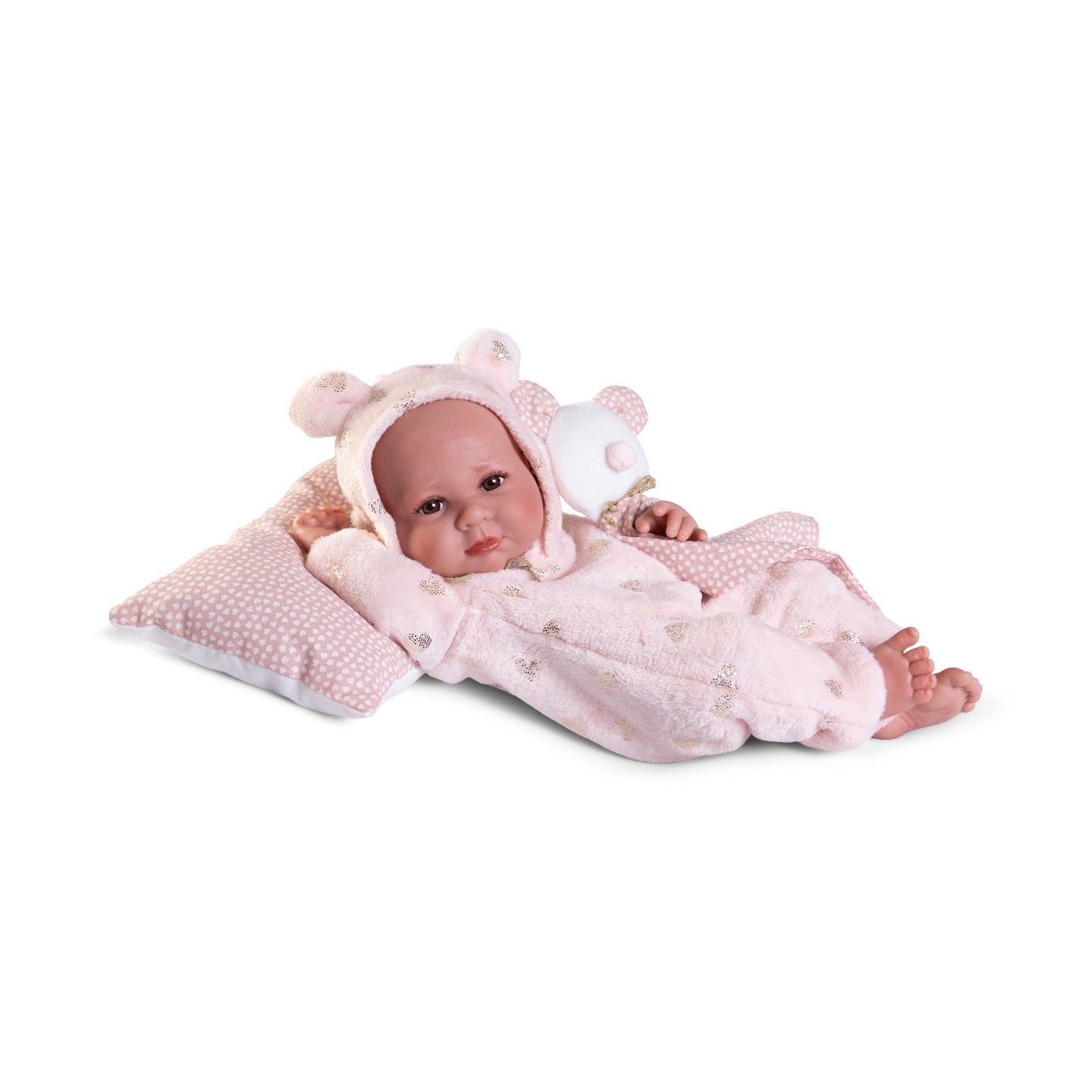 50416 Newborn Doll Luca Teddy Bear (Weighted Doll)