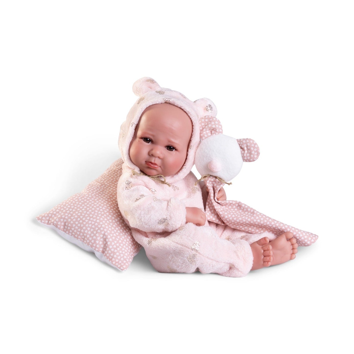 50416 Newborn Doll Luca Teddy Bear (Weighted Doll)