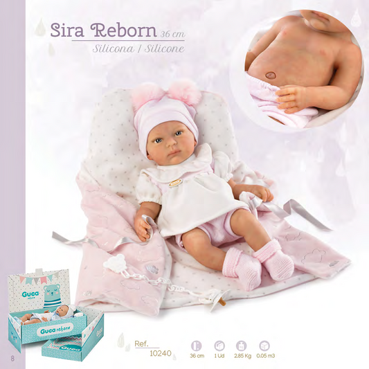 10240 SIRA 36 cm Silicone Reborn