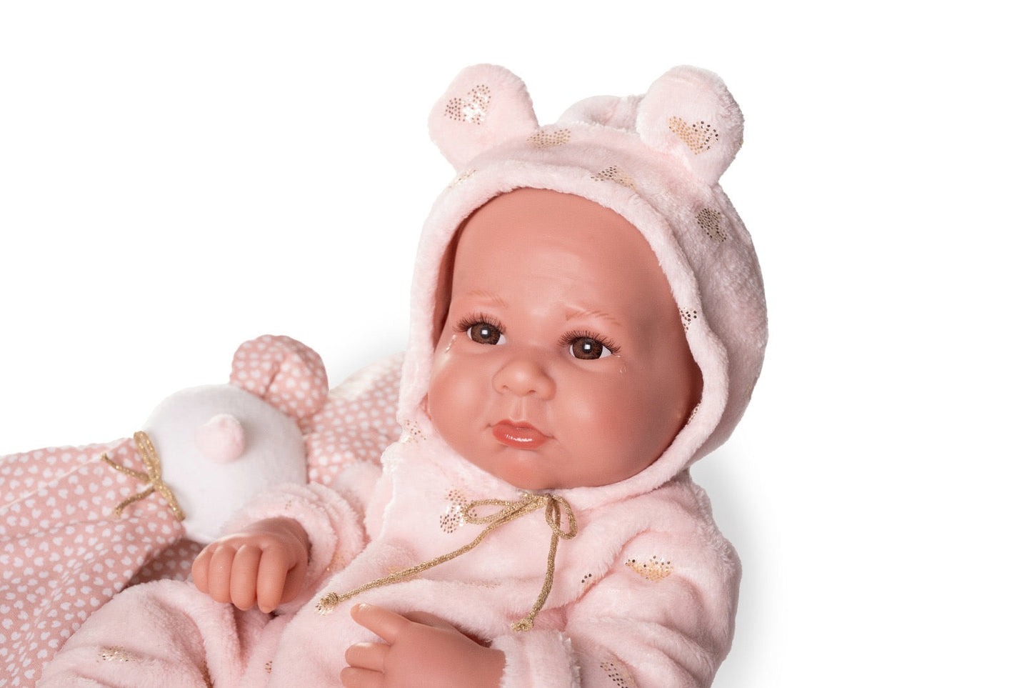 50416 Newborn Doll Luca Teddy Bear (Weighted Doll)