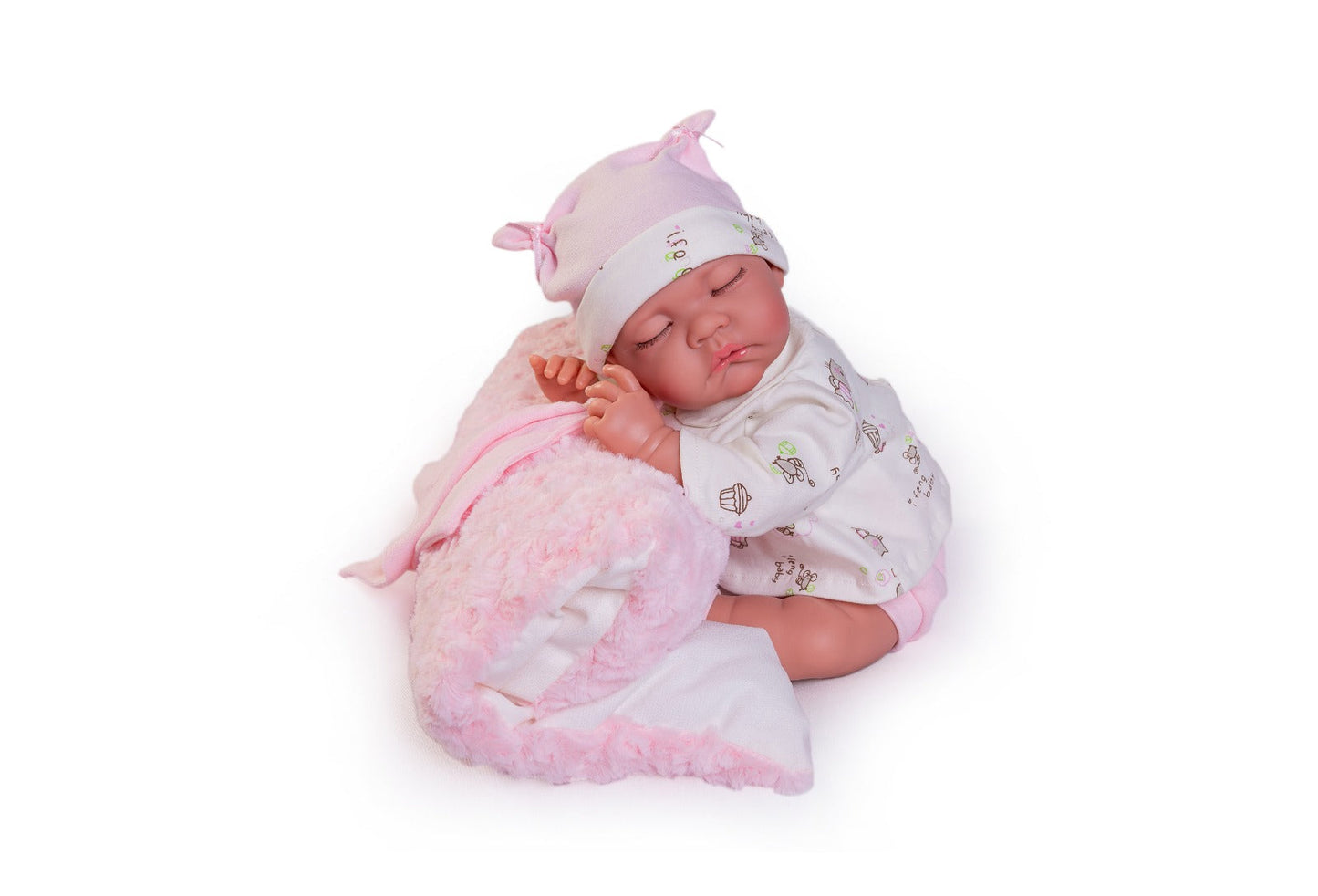 33048 Luna Newborn Soft Bodied Sleeping Baby Doll