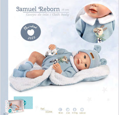 10294 Samuel Reborn Doll 46cm
