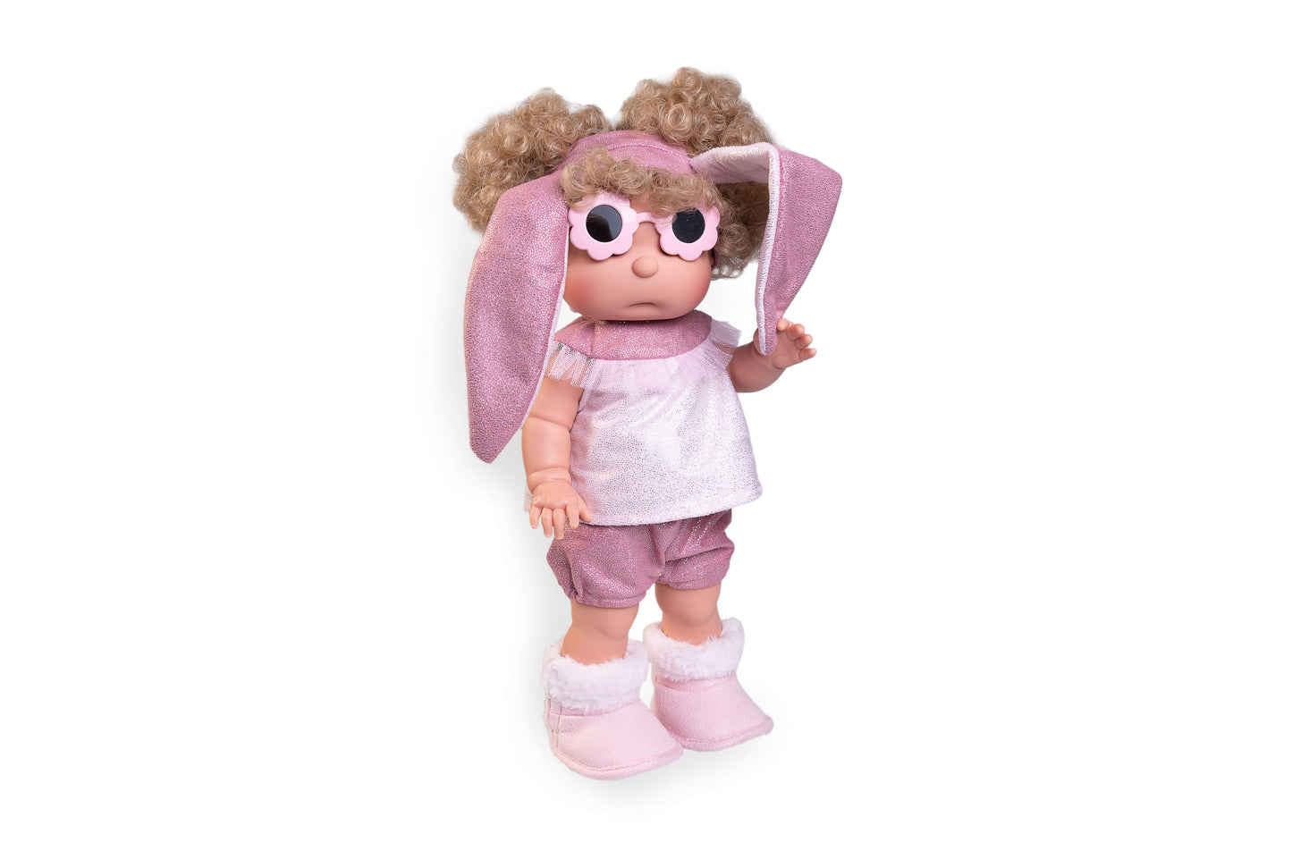 23309 IRIS Bunny Hair Band Sparkle Doll