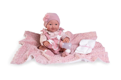 50160 Mia Baby, Pees when she takes her bottle