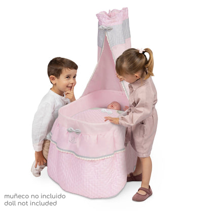 51075 Dolls Crib/Cradle with Canopy Sophie Collection