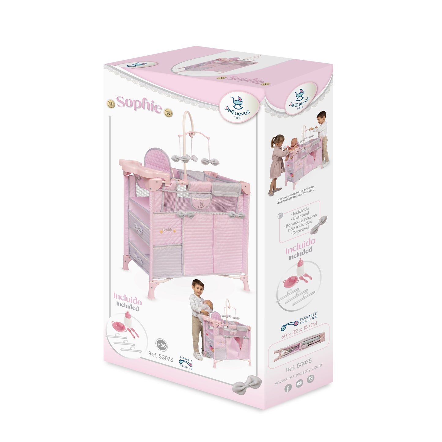 53075 Doll's Traval Station 9x1 Sophie Collection
