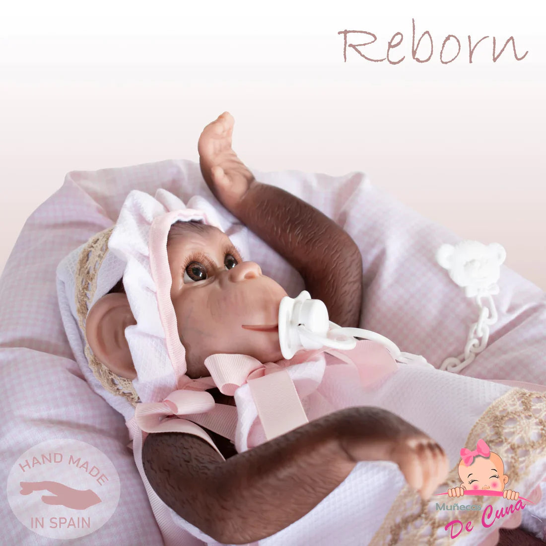 36401 Lola Reborn Monkey Glam Pink Spanish Outfit