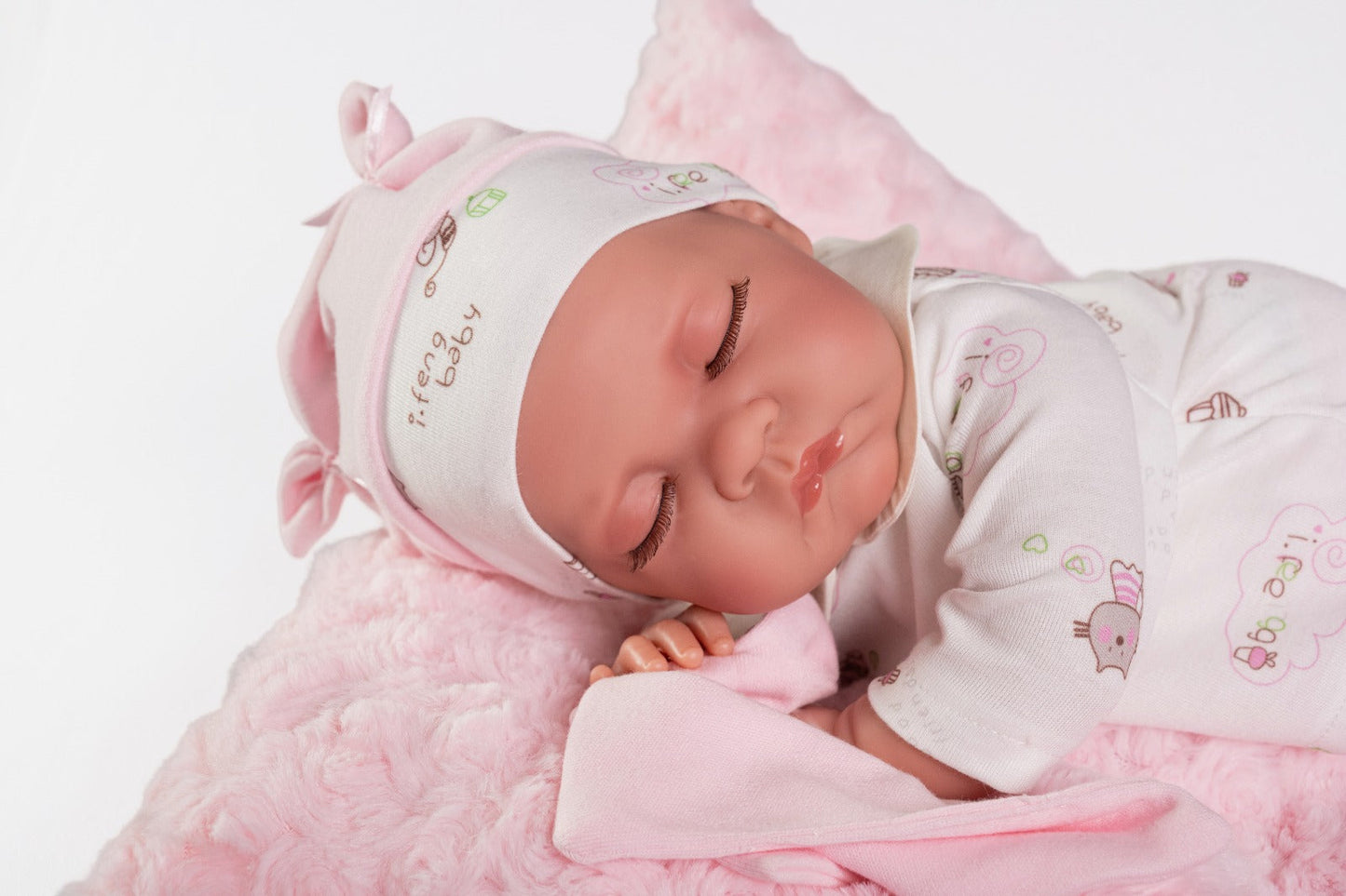 33048 Luna Newborn Soft Bodied Sleeping Baby Doll