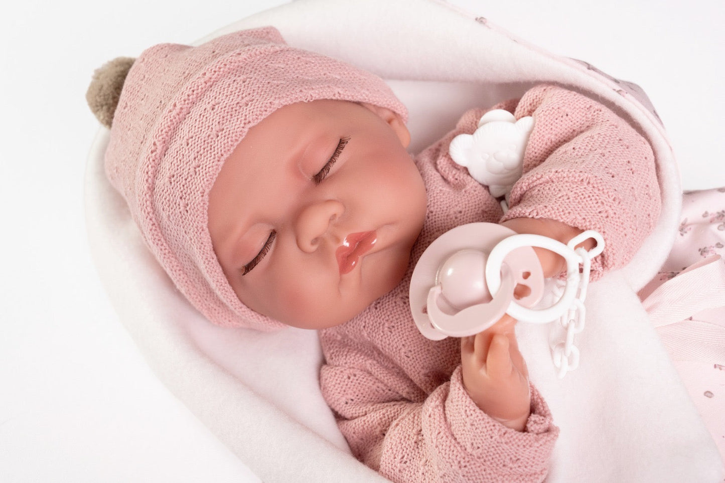 33018 Luna Newborn Soft Bodied Sleeping Baby Doll