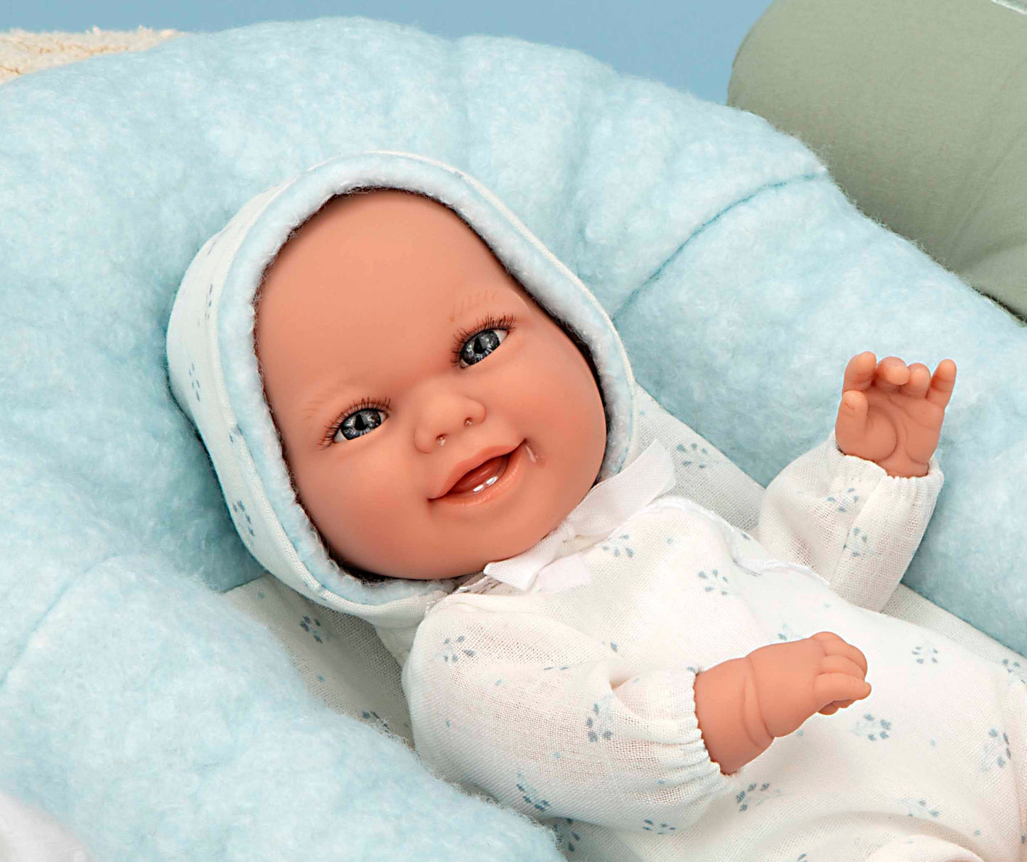 60876  Babyto Blue Elegance Doll (WEIGHTED DOLL)