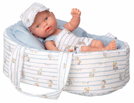 60895 Elegance Pillines Blue Crib