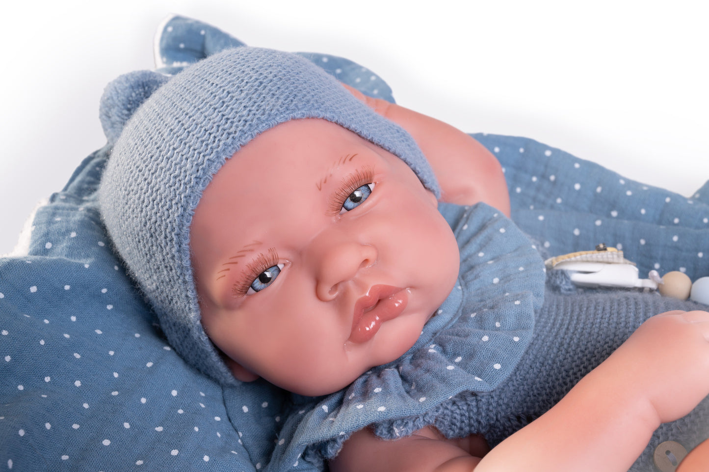 80219 Lou Sweet Reborn Baby Doll Rubber Material