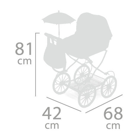 81045. Reborn Pram Provenza Collection