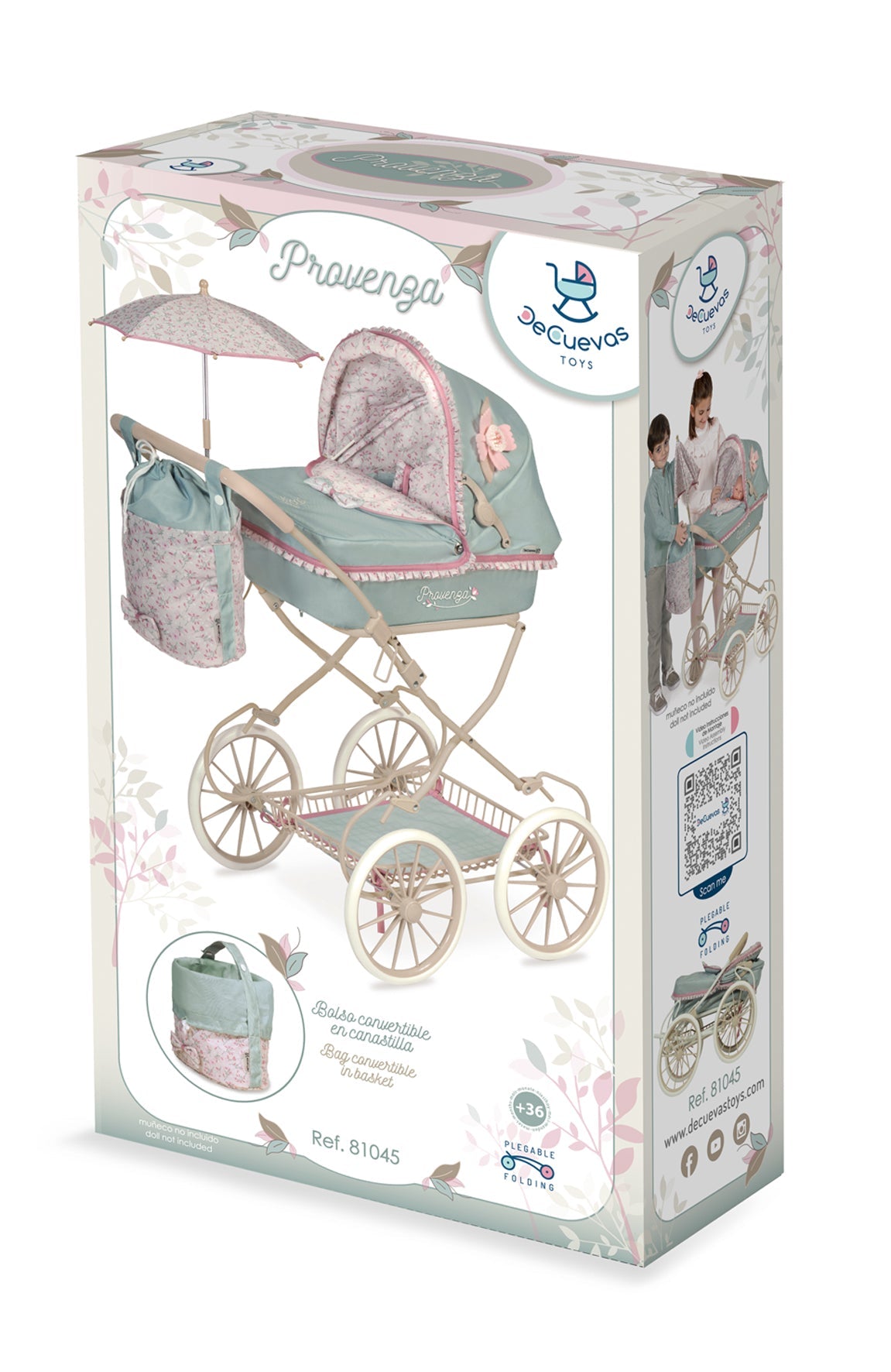 81045. Reborn Pram Provenza Collection