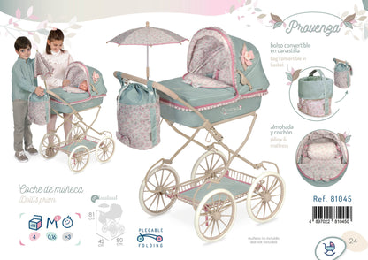 81045. Reborn Pram Provenza Collection