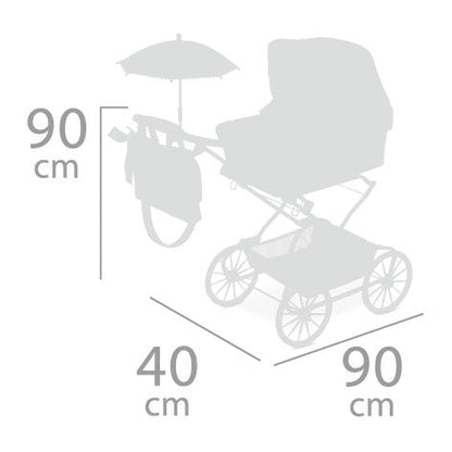 82044 Reborn Pram XL Vintage Collection