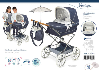 82044 Reborn Pram XL Vintage Collection