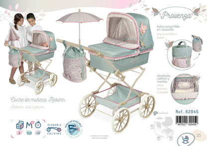 82045. Reborn Pram XL Provenza Collection