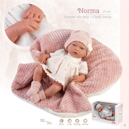 893 Norma Newborn Baby Doll 42cm