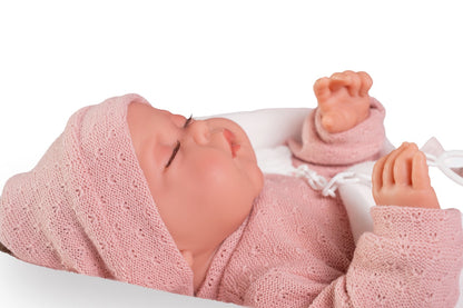 33018 Luna Newborn Soft Bodied Sleeping Baby Doll