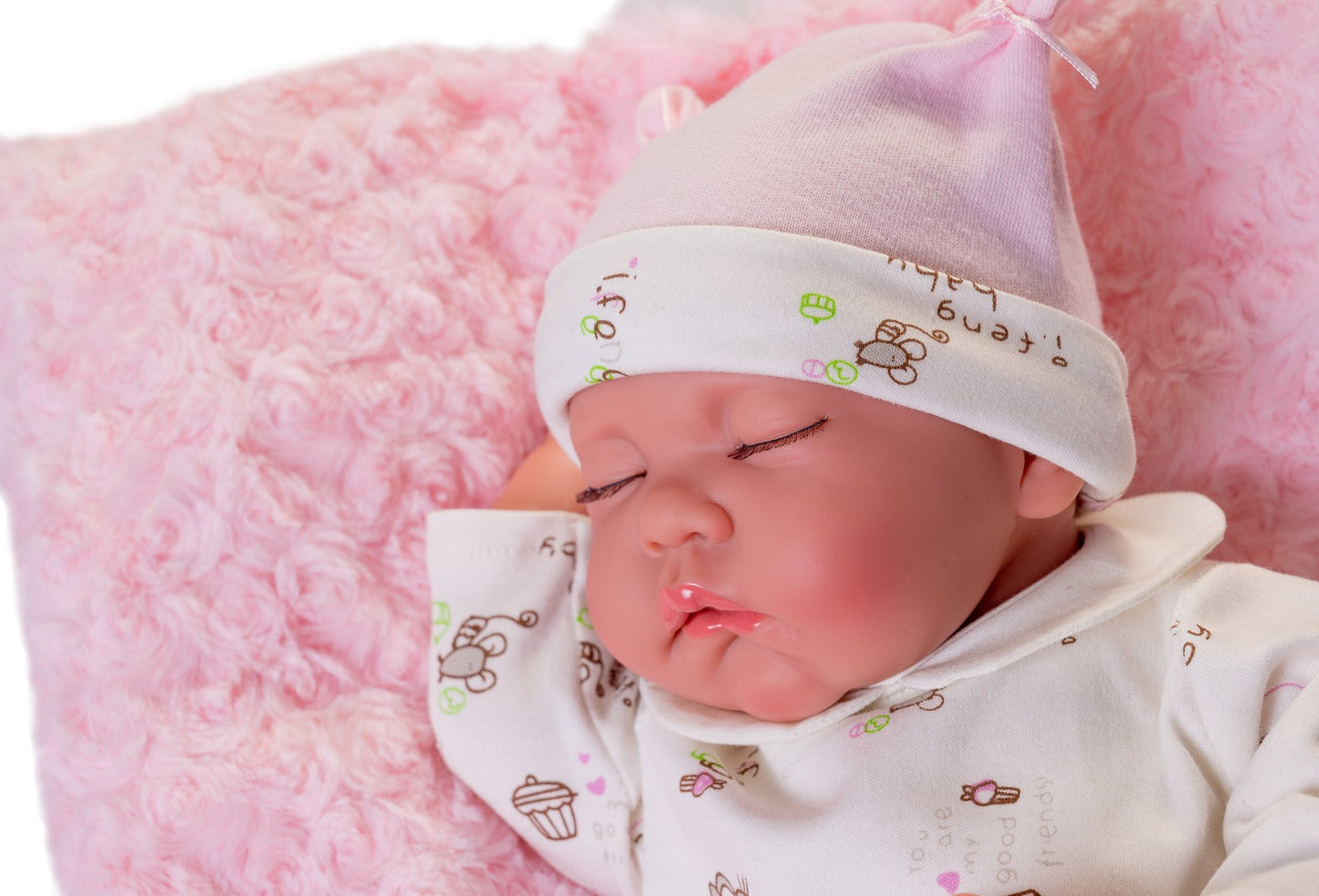 33048 Luna Newborn Soft Bodied Sleeping Baby Doll