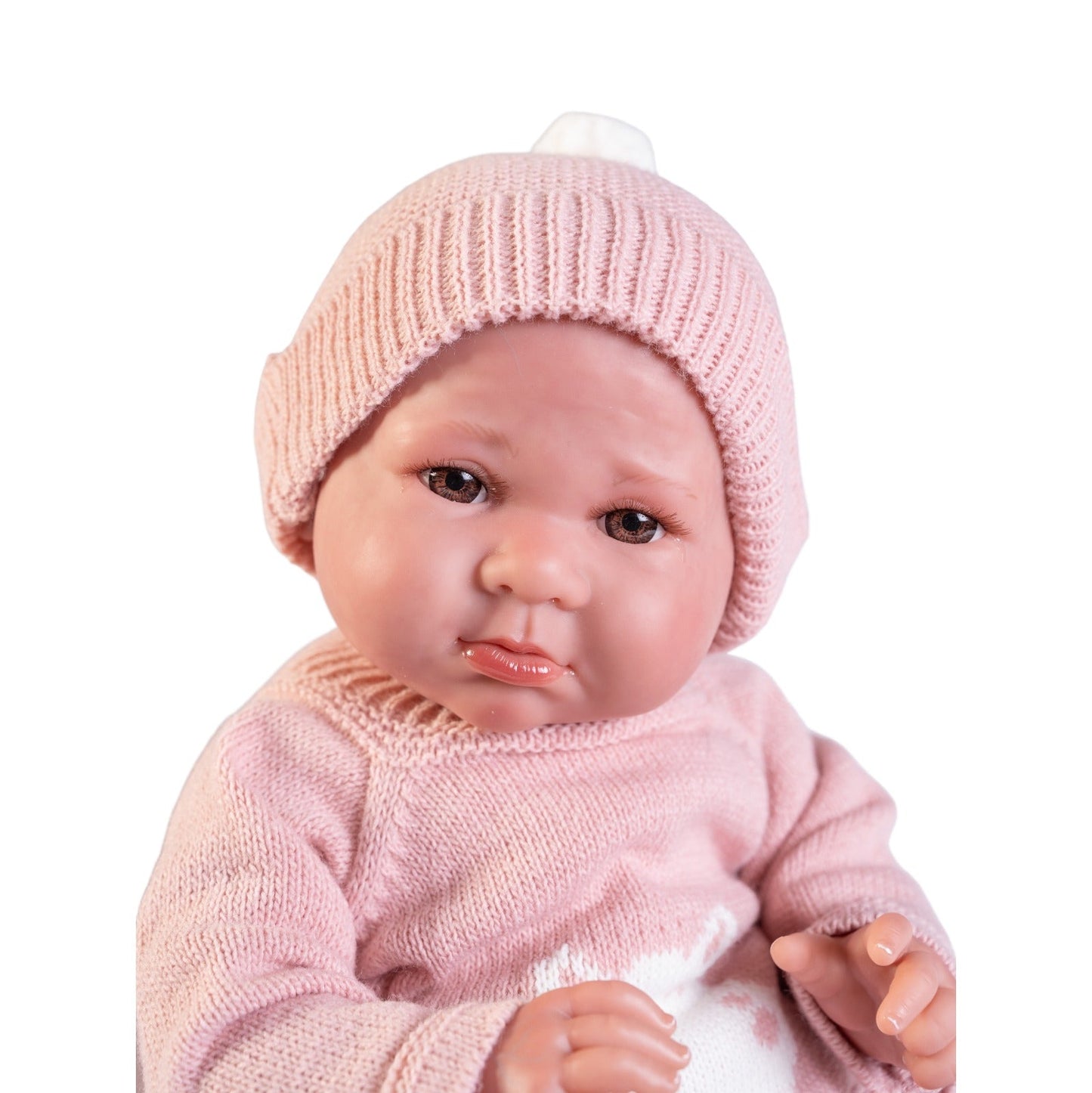 80324 Luca Sweet Reborn Baby Doll Rubber Material
