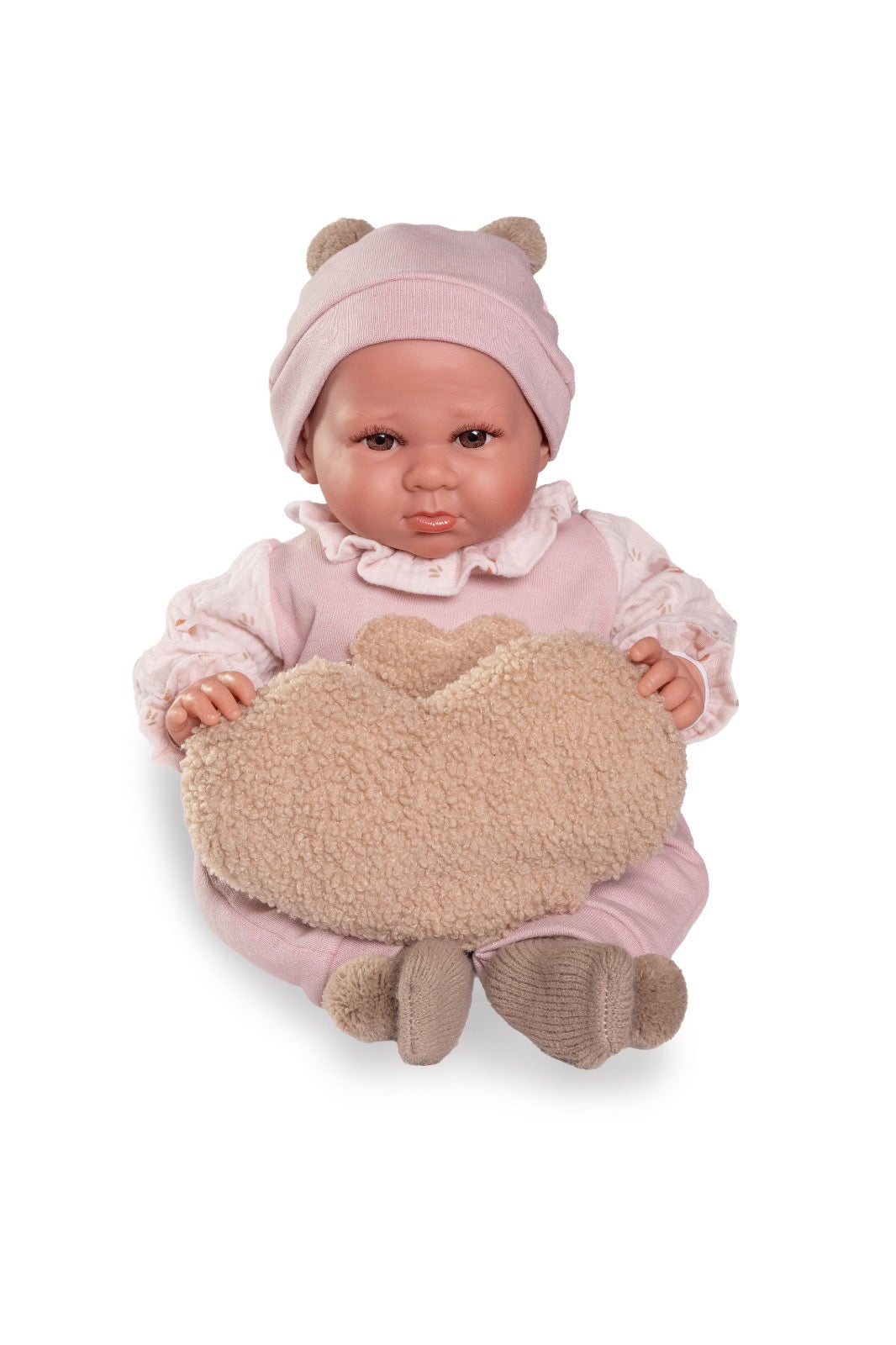 33370 Luca with Heart Cushion (Weighted Doll)