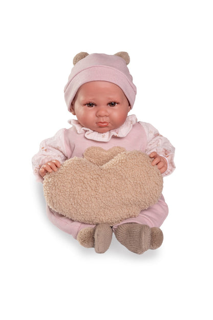 33370 Luca with Heart Cushion (Weighted Doll)