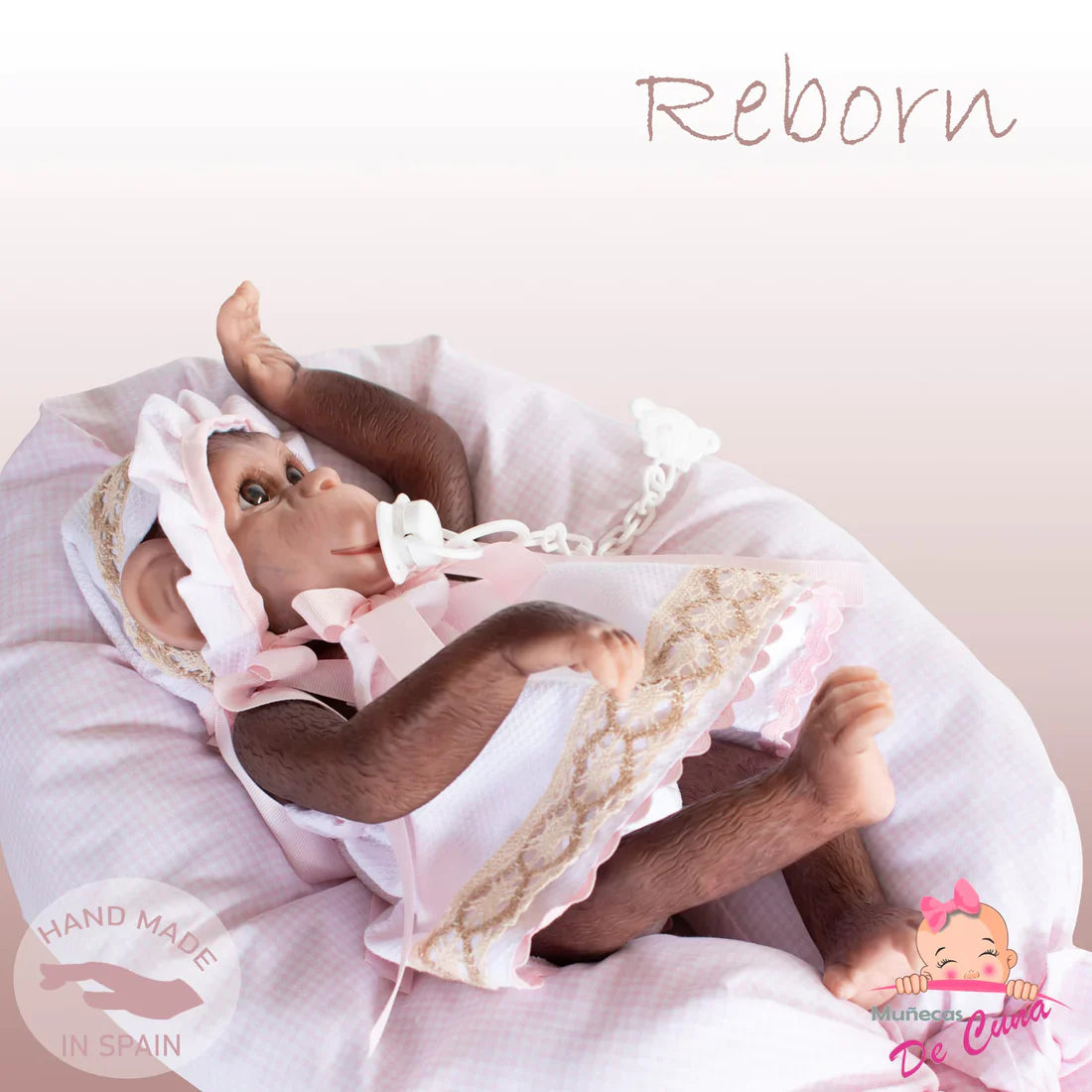 36401 Lola Reborn Monkey Glam Pink Spanish Outfit