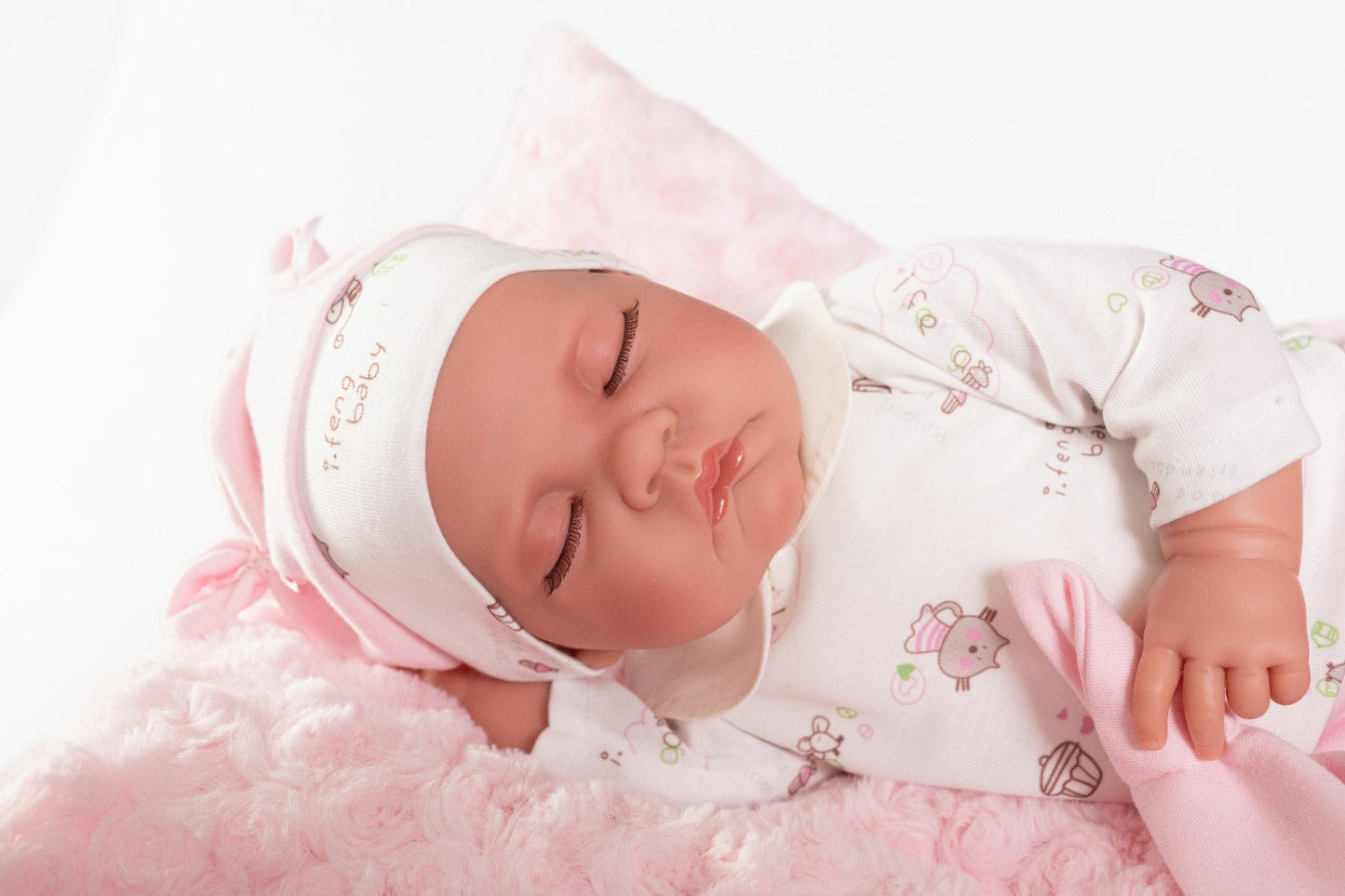 33048 Luna Newborn Soft Bodied Sleeping Baby Doll
